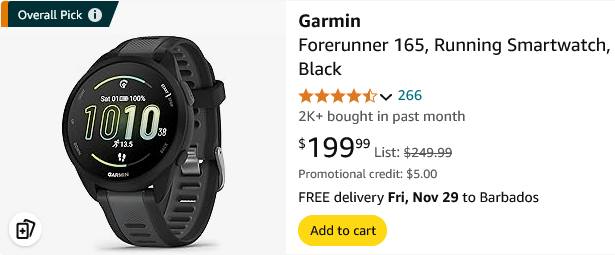 Garmin Forerunner 165